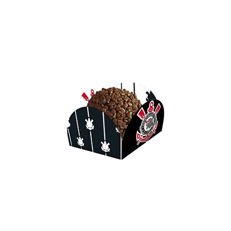 Porta Forminha Docinhos Decoração Timão Futebol 40un