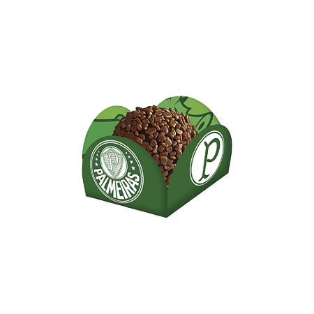 Porta Forminha Docinhos Decoração Palmeirinha Futebol 40un