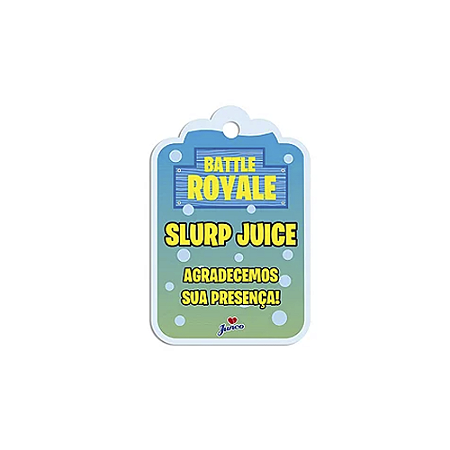 Tag Agradecimento Battle Royale Convidados Festa 8un 7x10,5