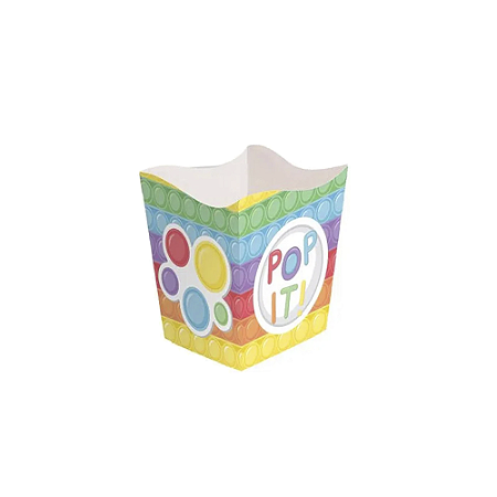 Cachepot Fidget Toys POP IT Estampa Candy Decorativo Papel