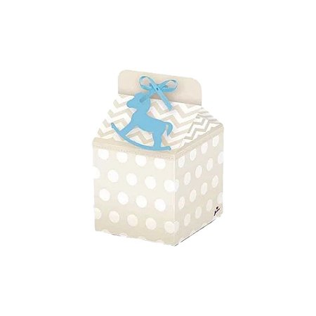 Caixa Milk Chá De Bebê Menino Lembrancinha Papel 7X7X11,9 8un
