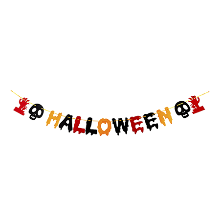 Faixa Decorativa Temática Festa Halloween Silver
