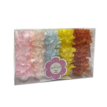 Forminha Madri Kit Comemore 03 Decora Doces Embalagem 50 uni