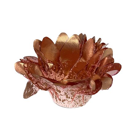 Forminha Madri Rose Gold Decora Doces Embalagem 50 unid