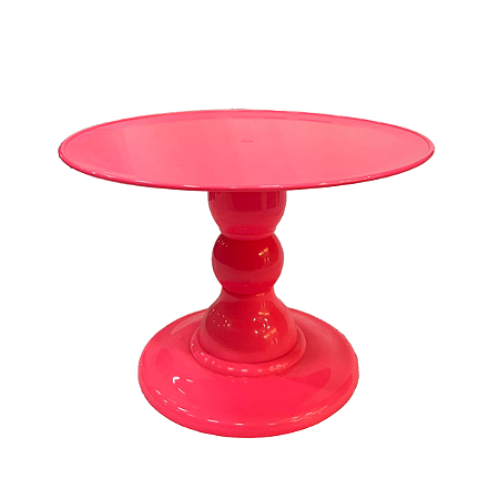 Prato Mosaico 18x27 Neon Pink Decorativo Só Boleiras Festa