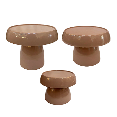 Kit Boleiras Cogumelo P M G Só Boleiras Noz Moscada