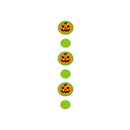 Enfeite Decorativa Pendurar Abobora Halloween 1,4m