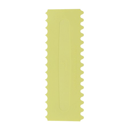 Espátula Decorativa Confeitaria Modelo Nº03 Amarela Bluestar