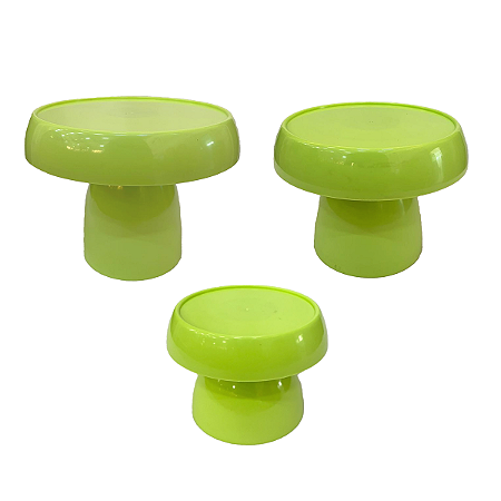 Kit Boleiras Cogumelo P M G Só Boleiras Verde Lima