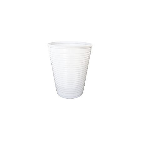 Copo Branco Plástico Descartável Festas 200ml 100un