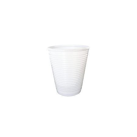 Copo Branco Plástico Descartável Festas 180ml 100un