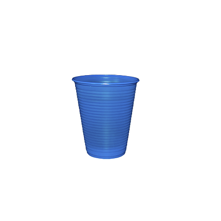 Copo Descartável Plástico Azul 200ml 50uni Festas