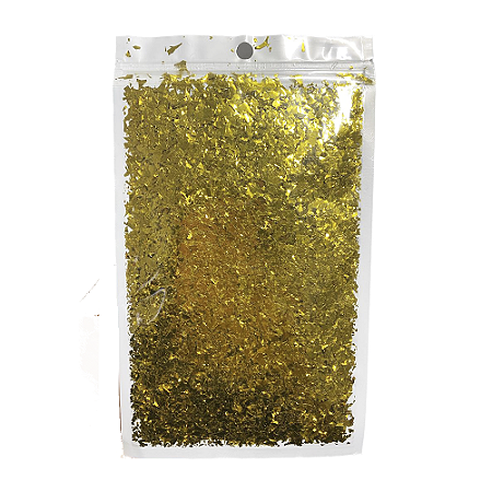 Enfeite Decorativo Confete Picado Dourado P/ Balões 15G