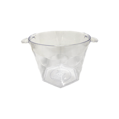 Balde De Gelo Transparente Acrílico Decorativo Garrafas 4260L