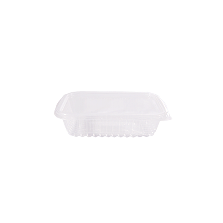 Pote Retangular Com Tampa S/Lacre Plástico 350ml 24un