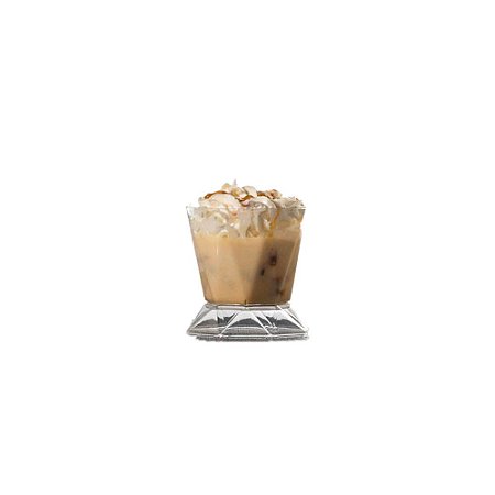 Copo Diamantinho C/ Tampa Transparente Plástico 150ML 10Un