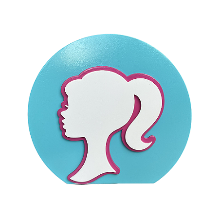 Vaso MDF Boneca Tiffany Decorativo Cachepot Mesa De Festa