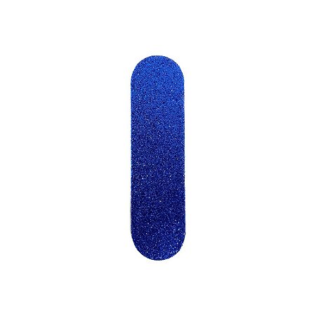Letra I Maiúscula Azul Glitter Brilho EVA Decoração 2x12,5CM