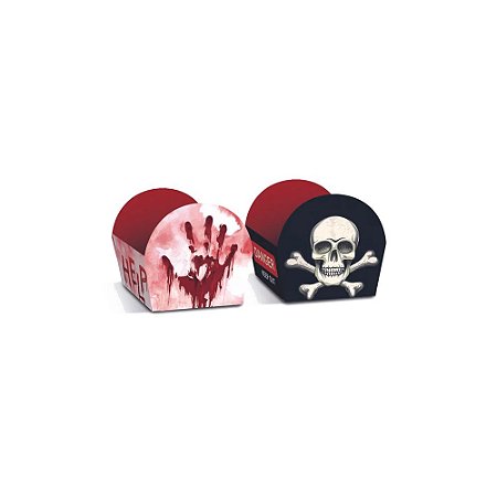Forminha Danger Comp Para Docinhos De Festas Halloween 24un