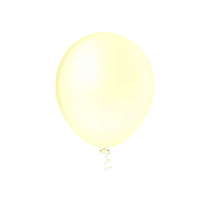 Balão Pic Pic Pérola Amarelo Candy Redondo 9" Decoração 25un