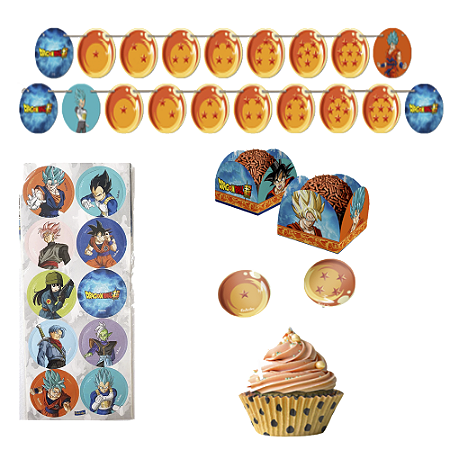 Kit Aniversário Anime Luta Decoração Para Festas Temáticas