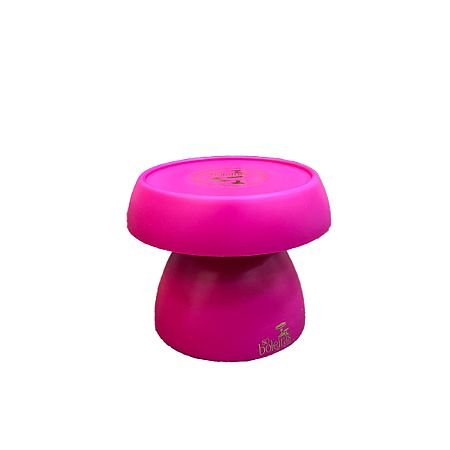 Boleira Cogumelo Fosco Pequeno Pink Só Boleiras Decorativa