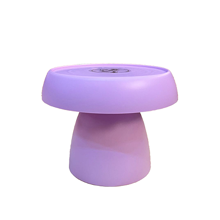 Boleira Cogumelo Fosco Médio Lilás Só Boleiras Decorativa