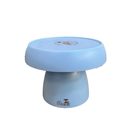 Boleira Cogumelo Fosco Médio Azul Bebê Só Boleiras Festa