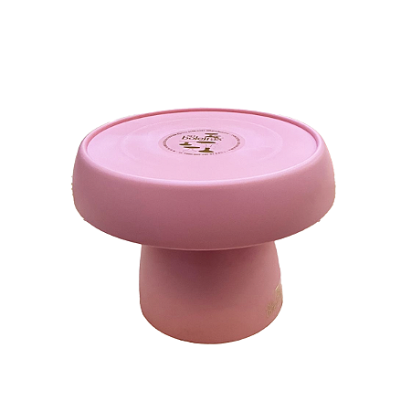 Boleira Cogumelo Fosco Médio Rose Só Boleiras Decorativa
