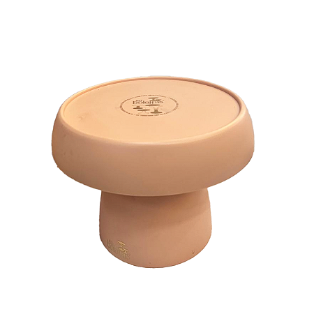 Boleira Cogumelo Fosco Médio Nude Só Boleiras Decorativa