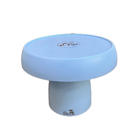 Boleira Cogumelo Fosco Grande Azul Bebê Só Boleiras Festa