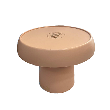 Boleira Cogumelo Fosco Grande Nude Só Boleiras Decorativa