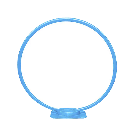 Arco De Mesa Azul Claro Decoração De Balões 38CM Com Base