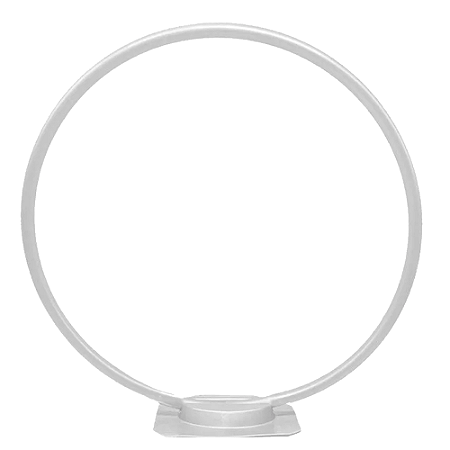 Arco De Mesa Branco Decoração De Balões 45CM Com Base