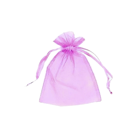 Saco Organza Rosa Embalagem Lembrancinha 10x13 10un