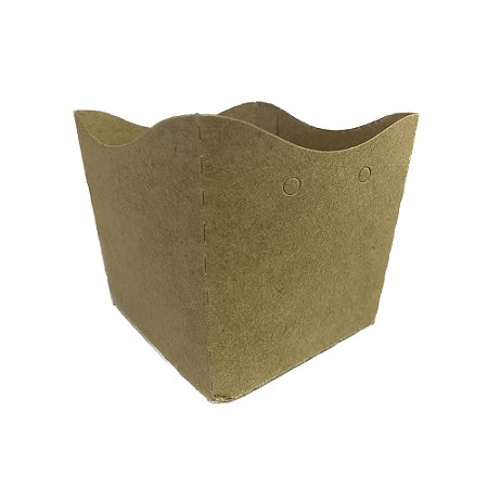 Cachepot De Papel Cartão Decorativo Liso Kraft 10uni