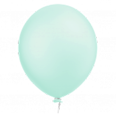 Balão Happy Day Perolado Verde Água 16" Bexiga 10un Decoração