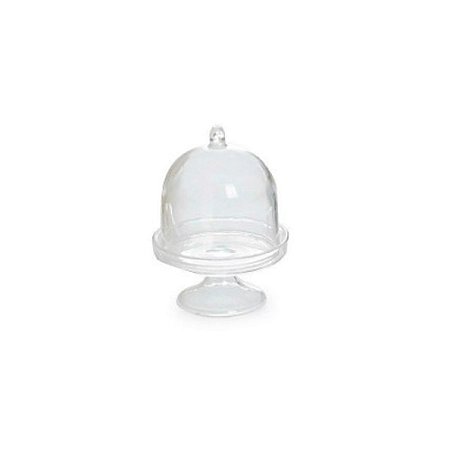 Mini Taça Cúpula Acrílica Transparente Decorativa 10un