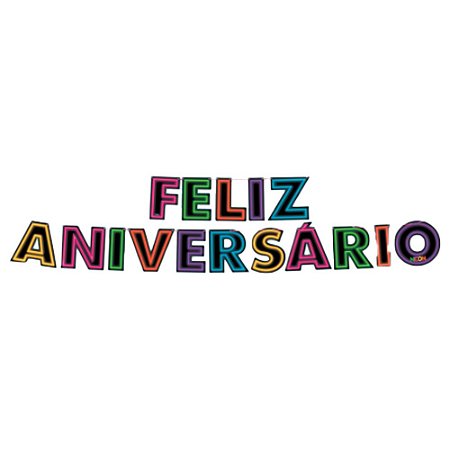 Faixa Decorativa Neon Festas Aniversário 1,67mx14,9cm