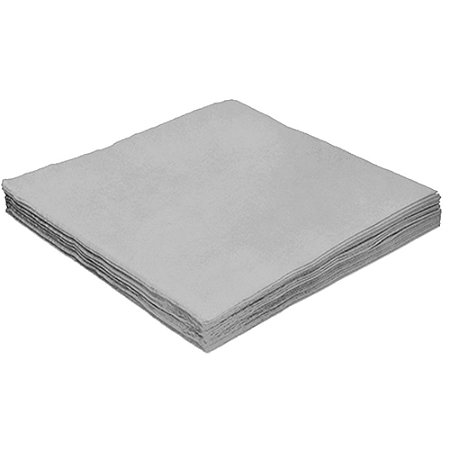 Guardanapo De Papel Liso Prata Folha Dupla 20 fls 32x32