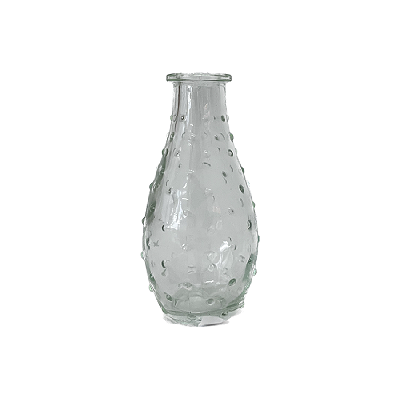 Vaso De Vidro Bolinha Decorativo Para Flores Adornado