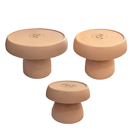 Kit Boleiras Cogumelo Foscas P M G Só Boleiras Nude Festa