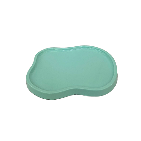 Bandeja Orgânica Dubai Plástico Verde Candy Mod 3 Decorativa