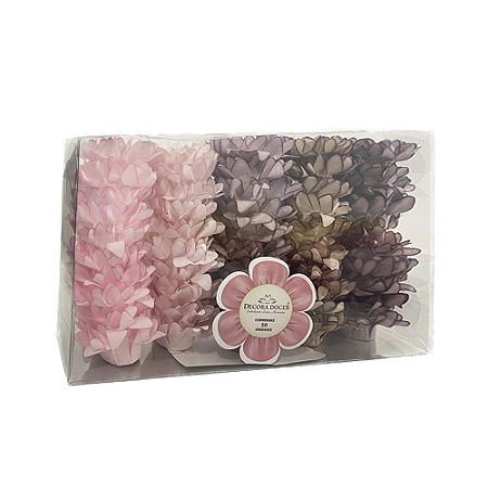 Forminha Madri Tons Nude Matte Decora Doces Embalagem 50 un