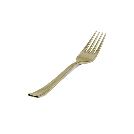 Garfo Clássica Refeição Premium Gold Decoração Elegante 08un