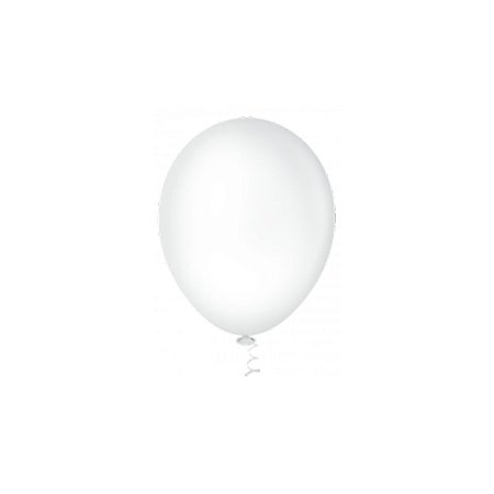Balão Pic Pic 10" Clear Transparente 50un Redondo Bexiga