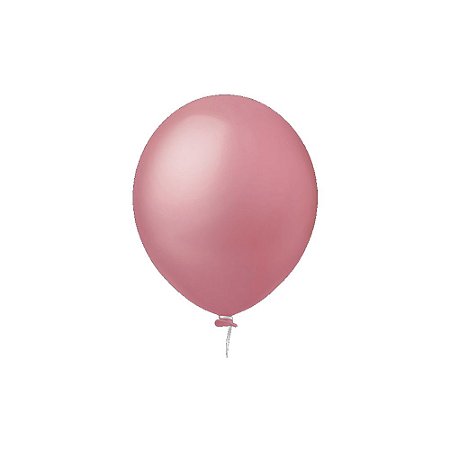 Balão Happy Day Prime Rosa 12" Bexiga Decoração 25unid