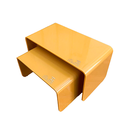 Par De Elevadores Só Boleiras Mostarda Decorativos Festa