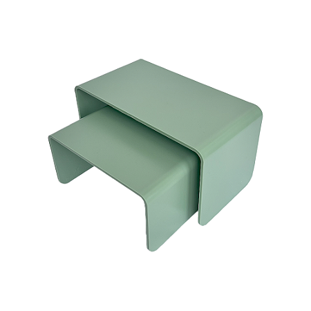 Par De Elevadores Só Boleiras Fosco Verde Menta Decorativo