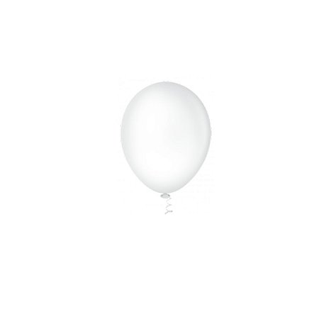 Balão Pic Pic Transparente Clear 7" Bexiga Decoração Festa 50un